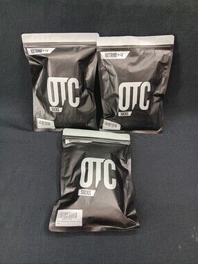 Lot Of 3 Nxtrnd OTC PADDED Green & Grey Football Socks Extra Long Adult L/XL
